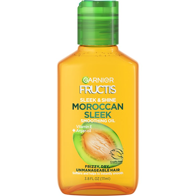 Front view of Sleek & Shine Moroccan Sleek Oil Treatment.